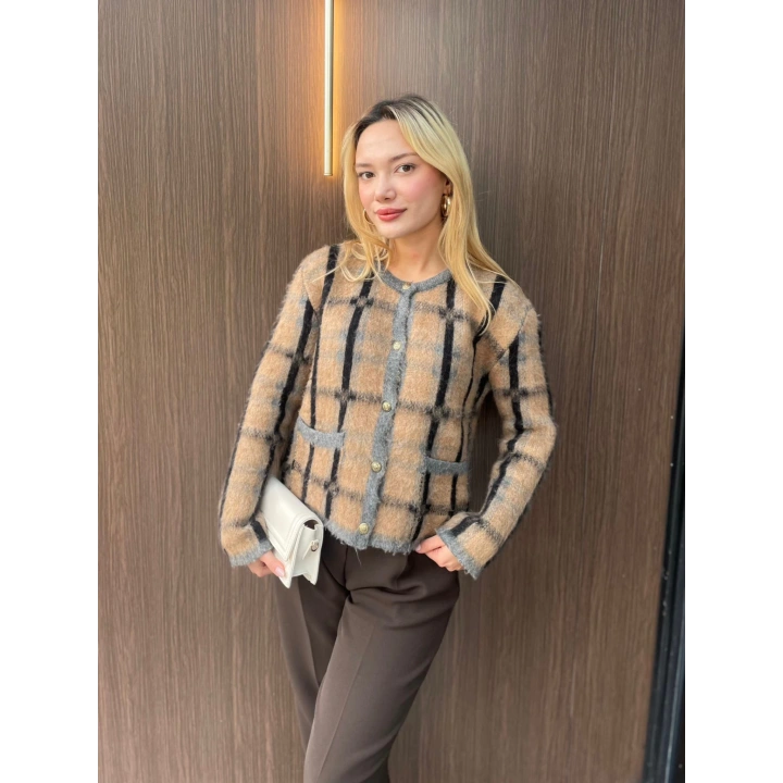 Kadın Hırka Kahverengi