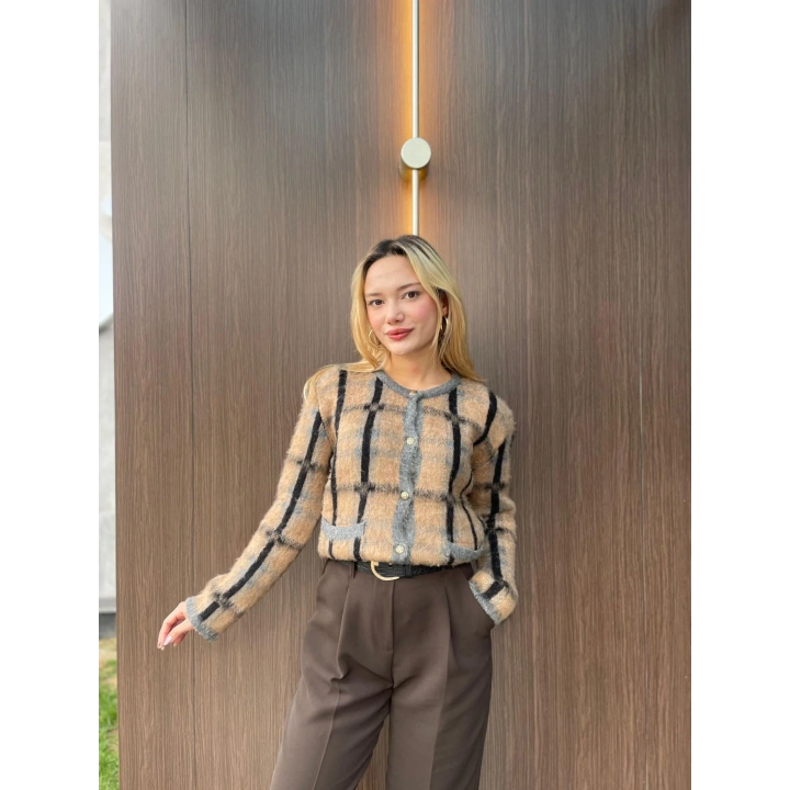 Kadın Hırka Kahverengi