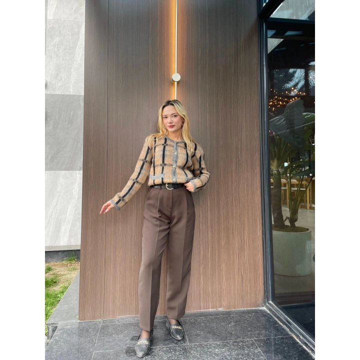 Kadın Hırka Kahverengi