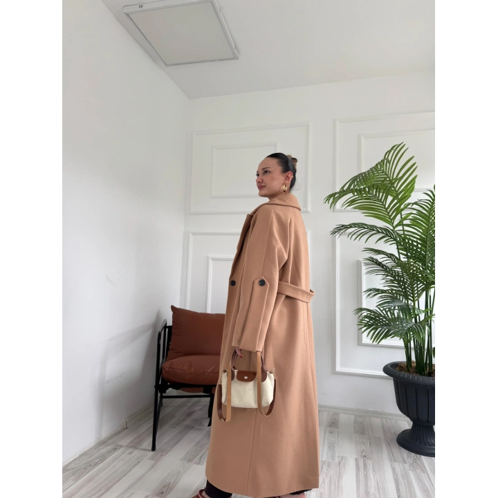 Kadın Kaban Mechelen Vizon