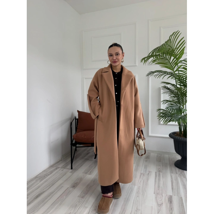 Kadın Kaban Mechelen Vizon