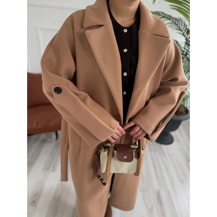 Kadın Kaban Mechelen Vizon