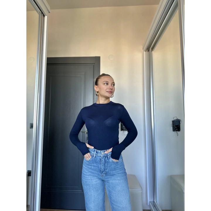 Kadın Body Lacivert