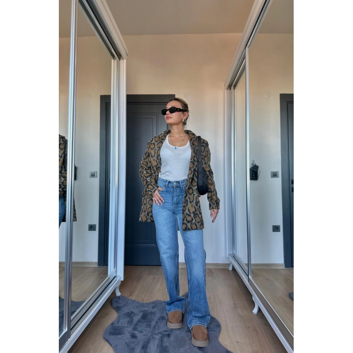 Kadın Straıght Jean Mavi