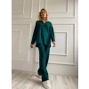 Kadın Polo Yaka Nefti Yeşili Takım