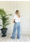 Kadın Baggy Jean Mavi
