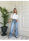 Kadın Baggy Jean Mavi