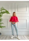Kadın Basic Crop Tshirt