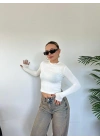 Kadın Body Ekru