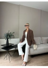 Kadın Blazer Ceket Kahverengi