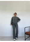 Kadın Dokuma Eşofman Takımı Antrasit