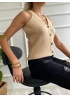 Kadın İtalyan Reglan Yelek Milk