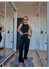 Kadın Straıght Jean Siyah
