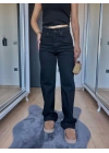 Kadın Straıght Jean Siyah