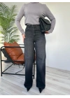 Kadın Wide Leg Jean Antrasit