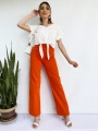 Kadın Denim Pantolon Turuncu