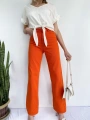 Kadın Denim Pantolon Turuncu
