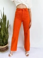 Kadın Denim Pantolon Turuncu