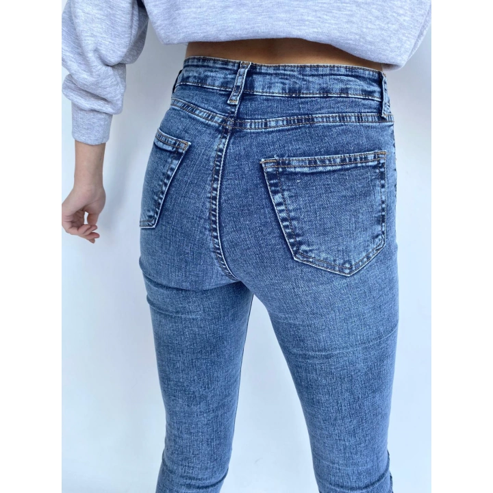 Kadın Yüksek Bel Skinny Jean Atlas Kot Pantolon