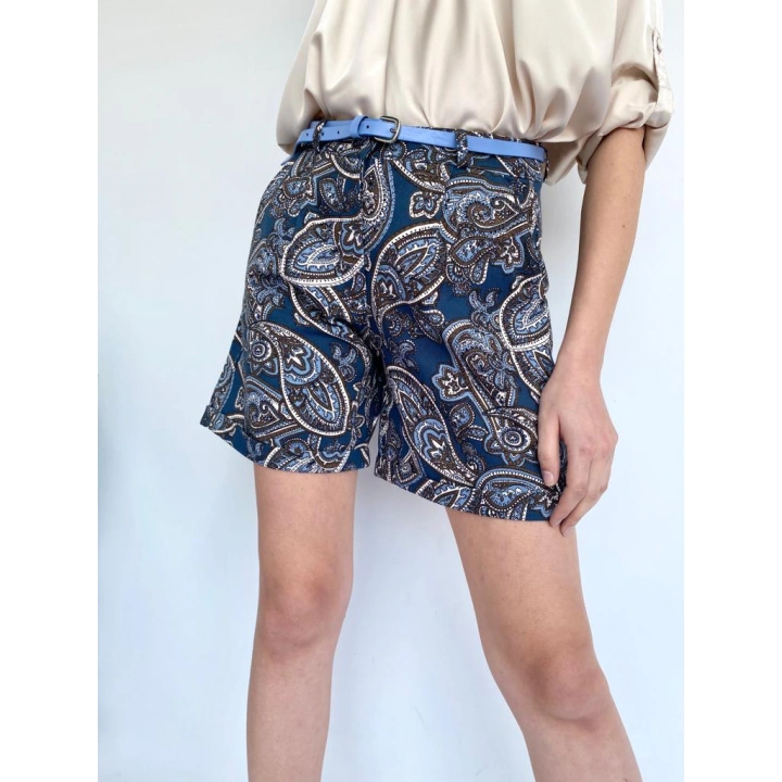 Kadın Etnik Desenli Şort