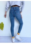 Kadın Yüksek Bel Skinny Jean Atlas Kot Pantolon