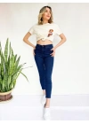 Kadın Ayıcık Baskılı Basic Tshirt Ekru