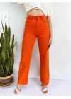 Kadın Denim Pantolon Turuncu