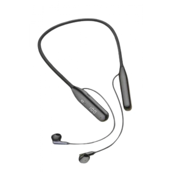 100 Saat Kablolu Boyun Askılı Dijital Göstergeli Bluetooth Kulaklık
