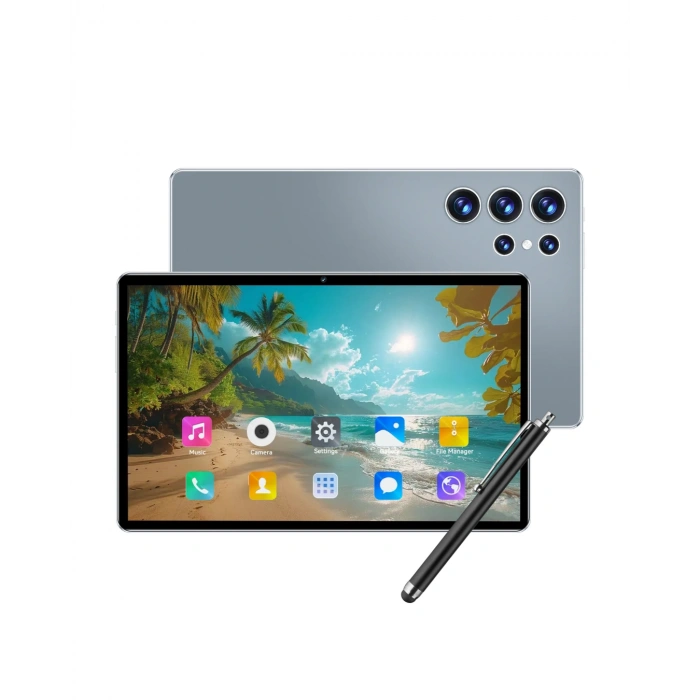 10.1 İnç Android Tablet 16gb Ram 1tb Depolama Klavyeli Tablet Seti