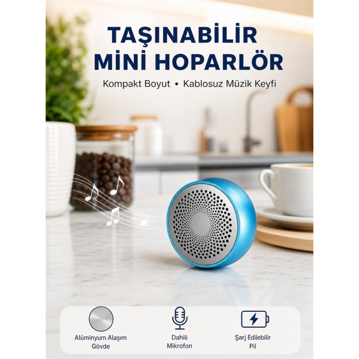 10w Güçlü Stereo Bluetooth Hoparlör – 360° Surround Ses Deneyimi Yeni Nesil