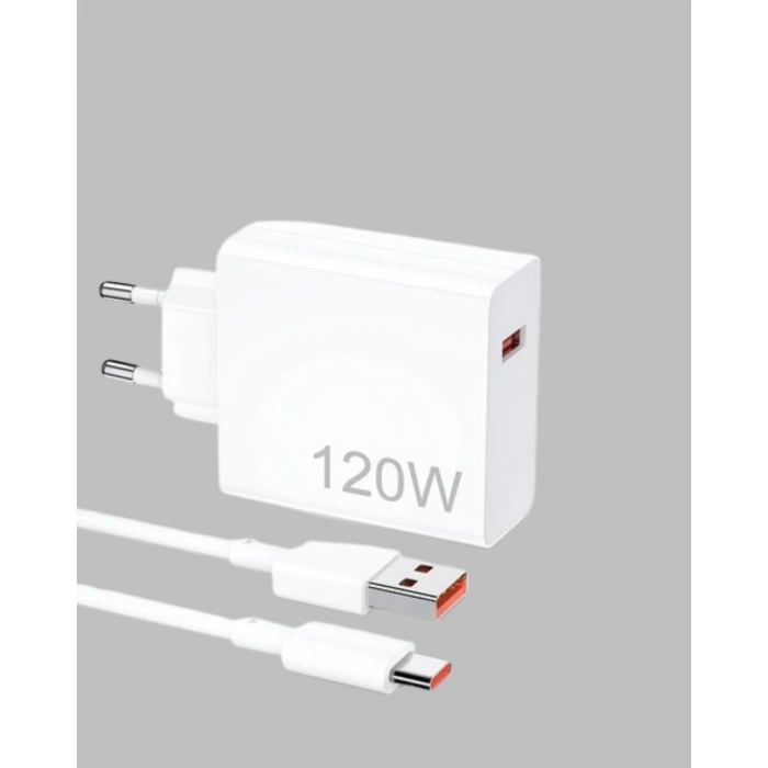 120 Watt Type C Hızlı Şarj Cihazı  Reno 4 5 6 Uyumlu