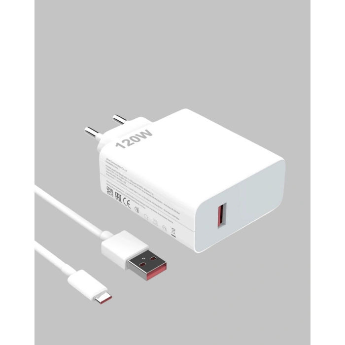 120w Hızlı Şarj Başlığı Ultra Güçlü Type-c Adaptör Kablo Dahil