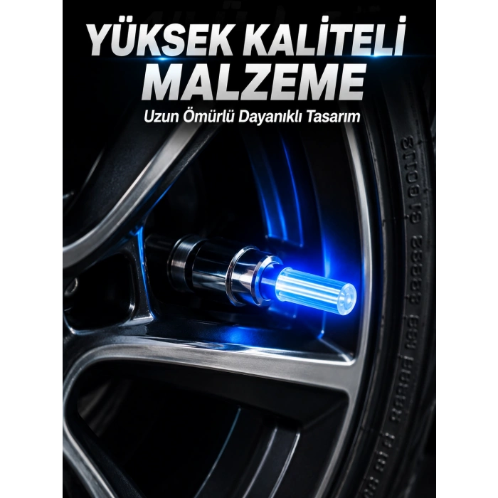 4 Adet Led Lastik Sibop Işığı Otomobil İçin Hareket Sensörlü