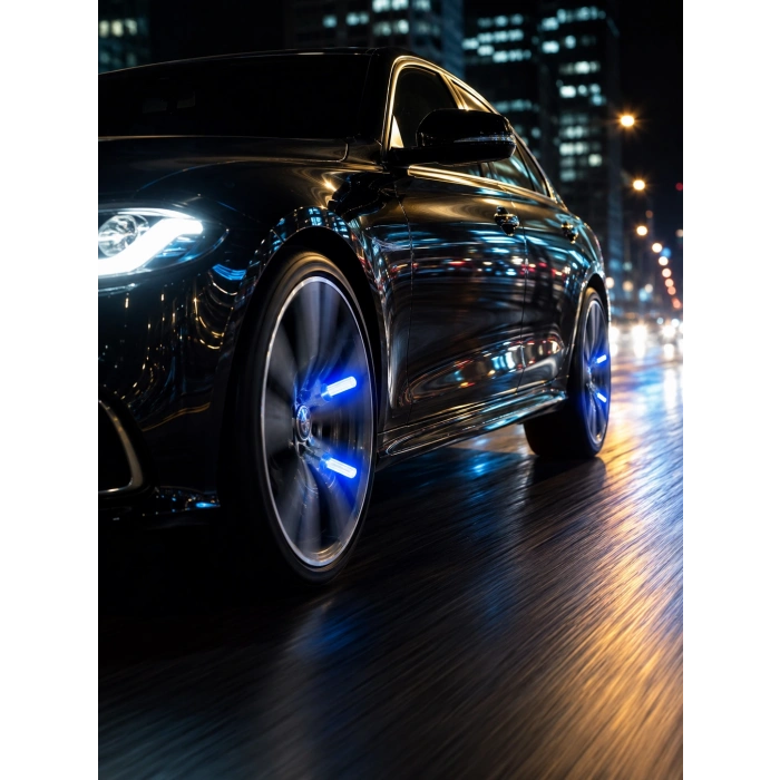 4 Adet Led Lastik Sibop Işığı Otomobil İçin Hareket Sensörlü