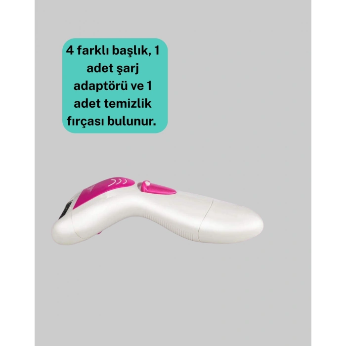 4 Başlıklı Kablosuz Şarjlı Epilasyon Cihazı
