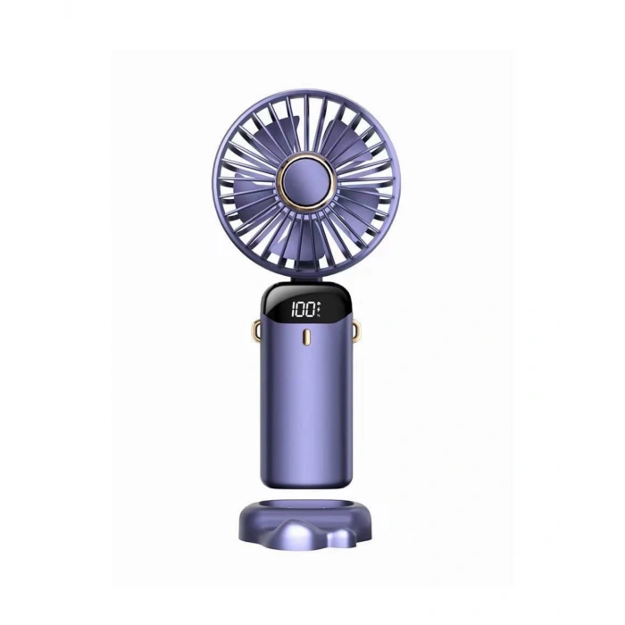 5 Kademeli Güçlü Üfleme Kapasiteli Taşınabilir Mini Fan