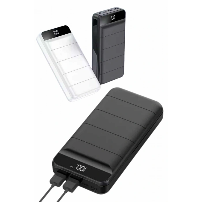50.000 Mah Powerbank Turbo Hızlı Led Göstergeli Android İos Uyumlu Taşınabilir Askılı