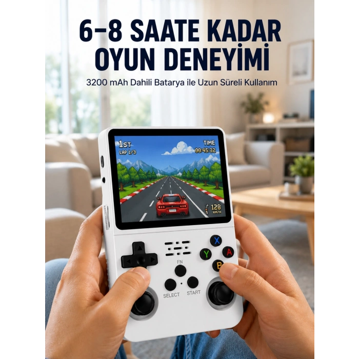 64 Gb Retro Oyun Konsolu – Çoklu Emülatör Desteği, Linux Tabanlı Açık Sistem Yeni Nesil