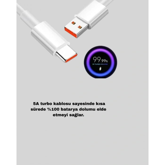 67 Watt Çift Turbo Şarj Adaptörü  Reno 4 5 6 Uyumlu