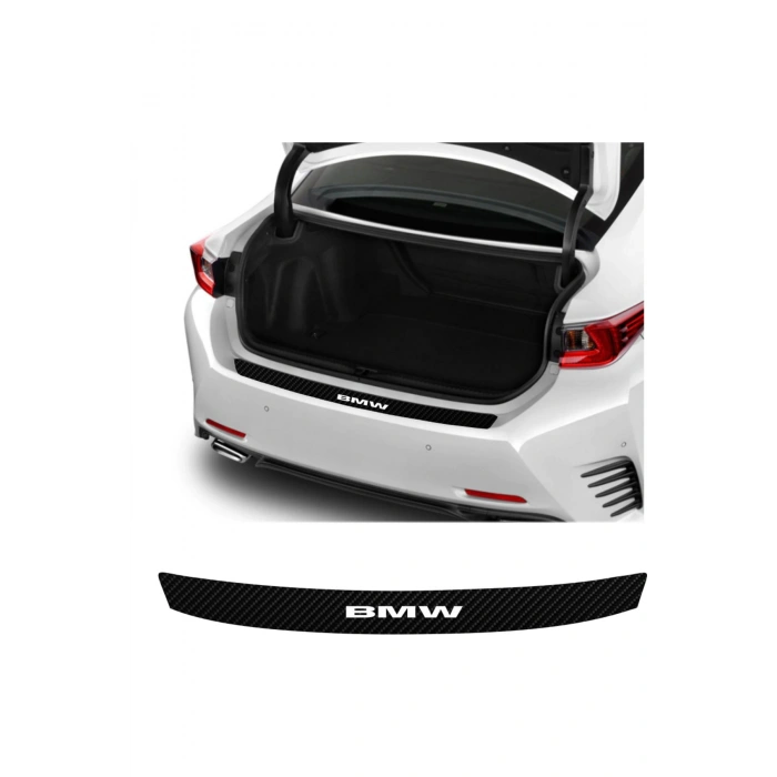Bmw X1 İçin Aksesuar Oto Arka Tampon Bagaj Koruyucu özel yeni sticker 92*7 Cm