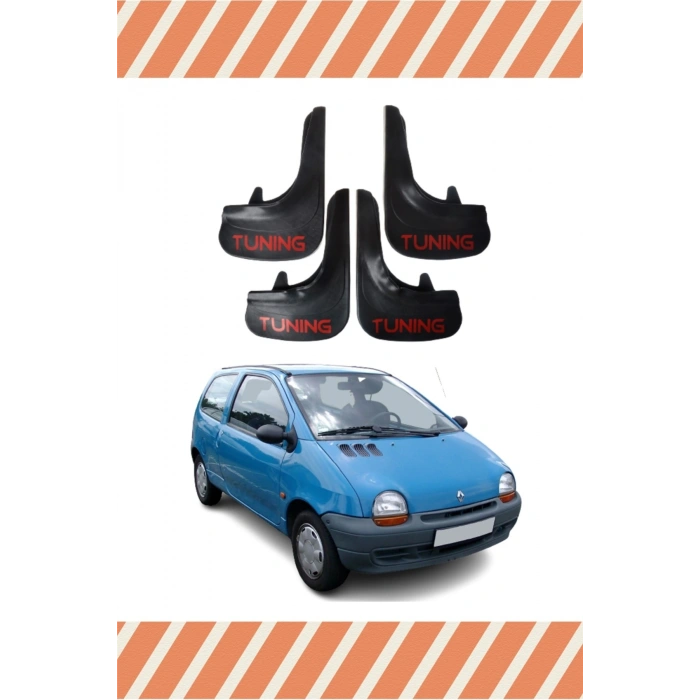 Renault Twingo Tunıng Yazılı 4lü Tozluk Çamurluk Paçalık