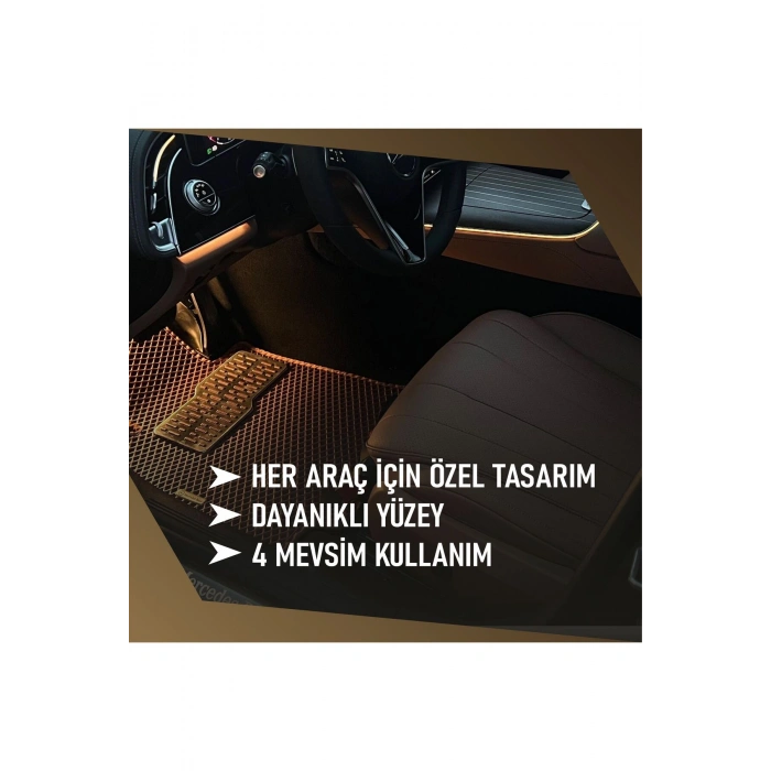 VOLVO XC60 HYBRİD (2021 2025) İÇİN EVA FULL SET PASPAS (METAL TOPUKLUK DAHİL)