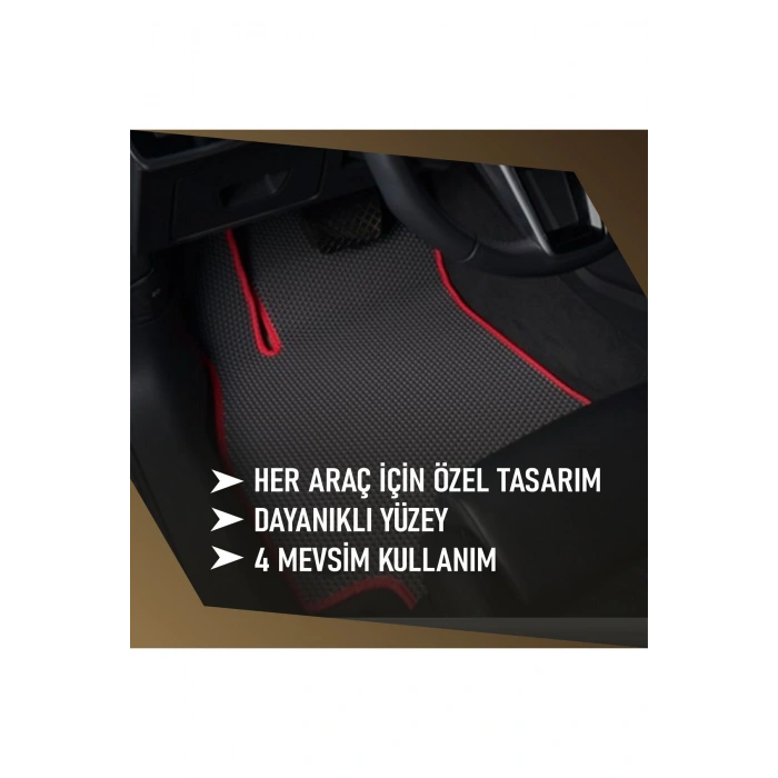 PEUGEOT 308 (2007 2012) İÇİN EVA FULL SET PASPAS (METAL TOPUKSUZ)