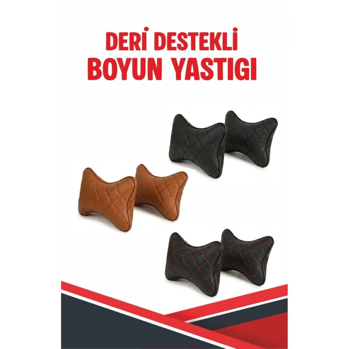 FİAT BRAVO UYUMLU ARAÇ-OTO DERİ BOYUN DESTEK YASTIĞI