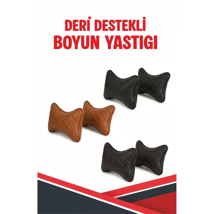 BMW X5 UYUMLU ARAÇ-OTO DERİ BOYUN DESTEK YASTIĞI