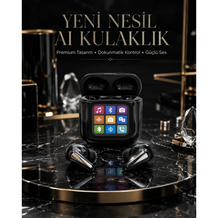 Aı Bluetooth Kulaklık Akıllı Dokunmatik Kontrol Özellikli