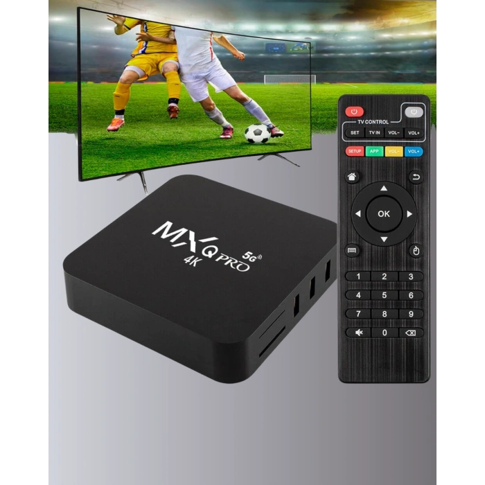 Akıllı Android Tv Box – 4k Çözünürlük, 2gb Ram, 16gb Depolama, Hızlı Wi-fi