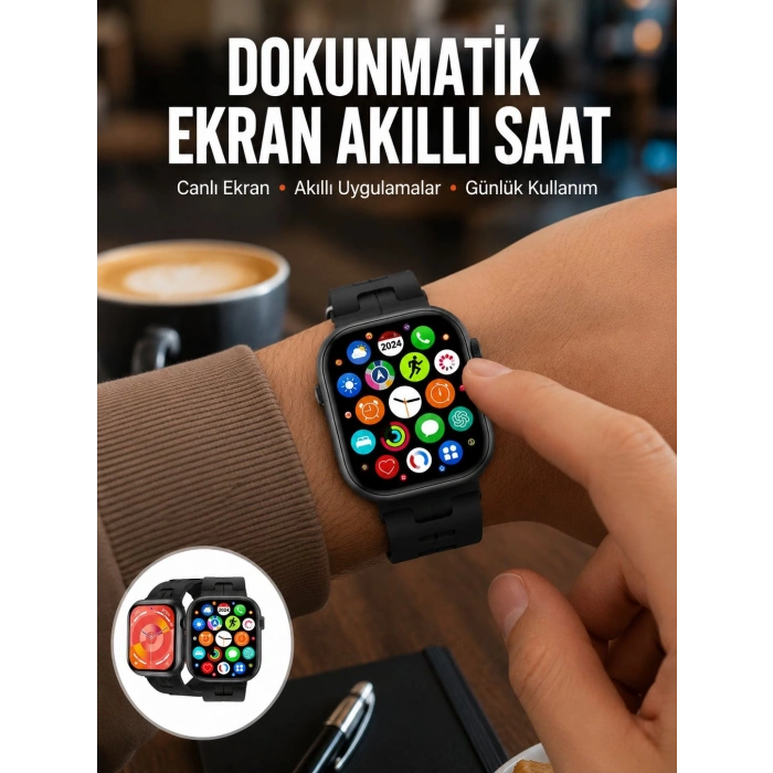 Akıllı Saat Android Ve İos Uyumlu Plastik Kordon Yeni Seri