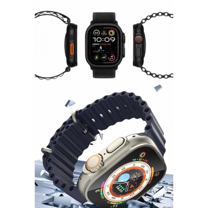 Akıllı Saat Bluetooth Bağlantılı Adımsayar Alarm Ve Hatırlatıcı Çağrı Cevaplama