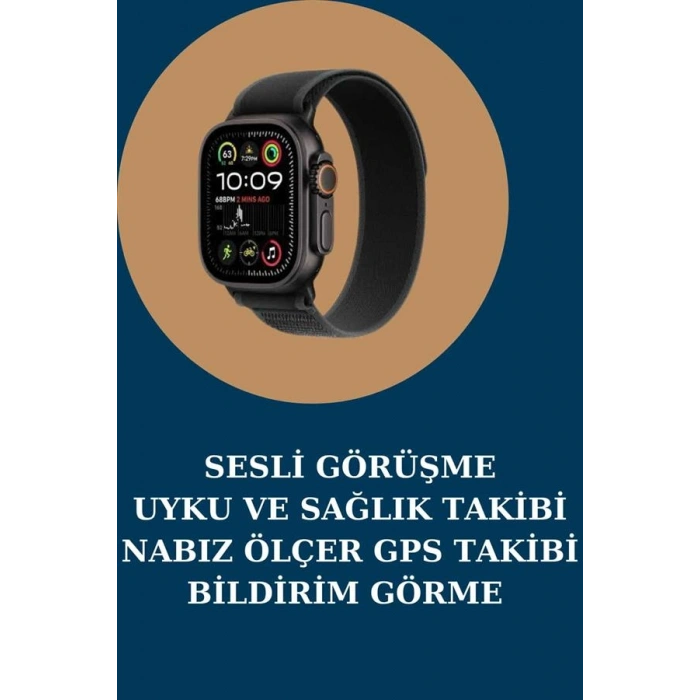 Akıllı Saat Nabız Ölçer Uyku Takibi Adımsayar Alarm Ve Hatırlatıcı Çağrı Cevaplama Yeni Nesil